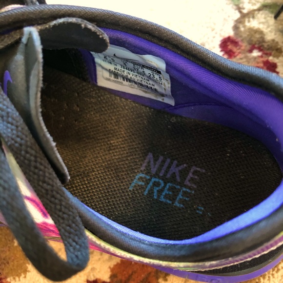 Nike Free Run 5.0 Tie Dye Print Running Shoes 6.5 - Picture 5 of 6
